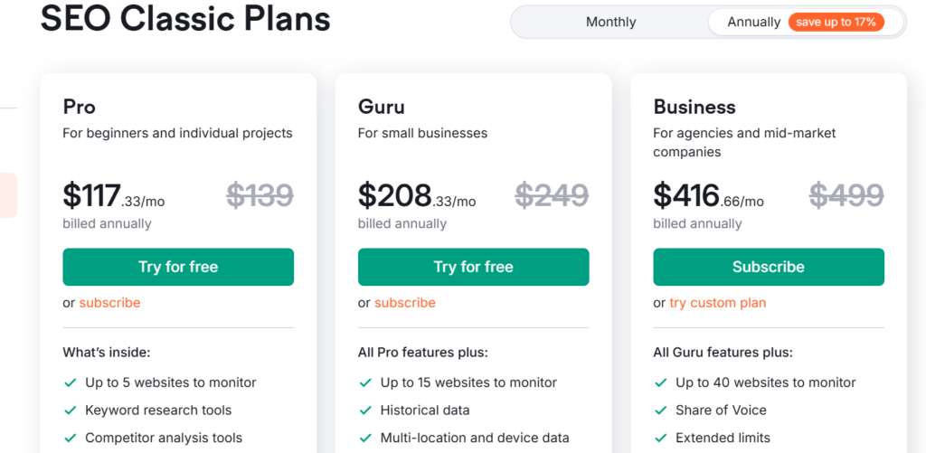 Pricing